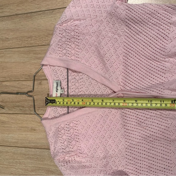 Colour Eighteen Cute Pink Cardigan size Medium - Picture 13 of 16